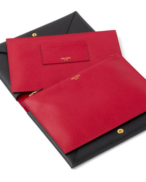 prada saffiano document holder|Prada saffiano card wallet.